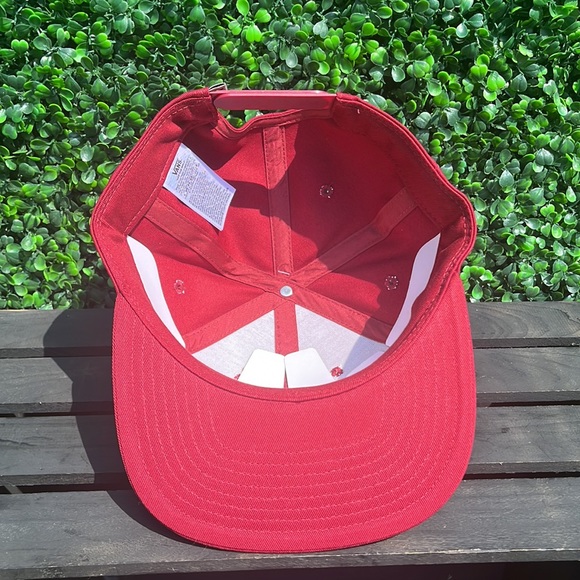 VANS Snapback Hat ❤️ Red ❤️ NWT ❤️ - Picture 4 of 5